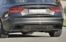 Rieger Audi Black Tailpipe-Trim 185x120mm Oval - Left & Right (Inc. A4 & A5)