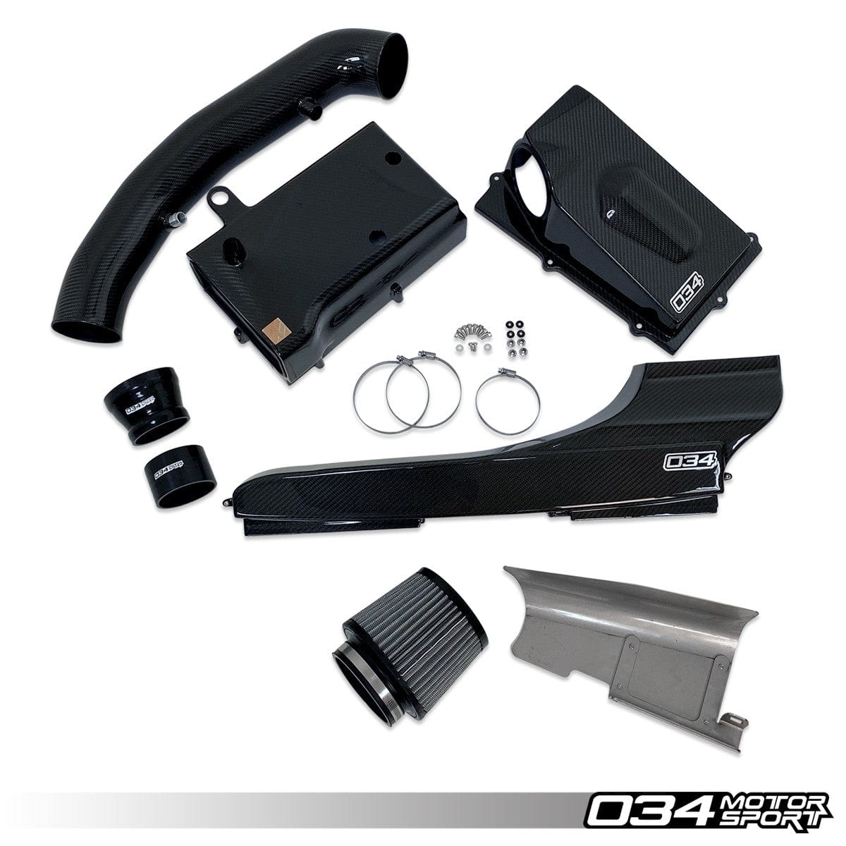 034Motorsport Audi 2.5 TFSI X34 Carbon Fiber Closed Top Intake System Bundle (8S TTRS & 8V.5 RS3) - ML Performance EU