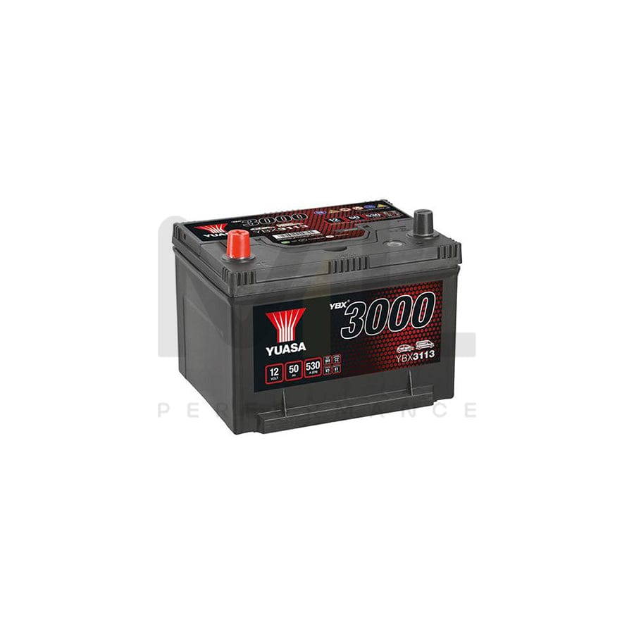 Yuasa YBX3113 12v 50Ah SMF Battery | ML Performance EU Car Parts