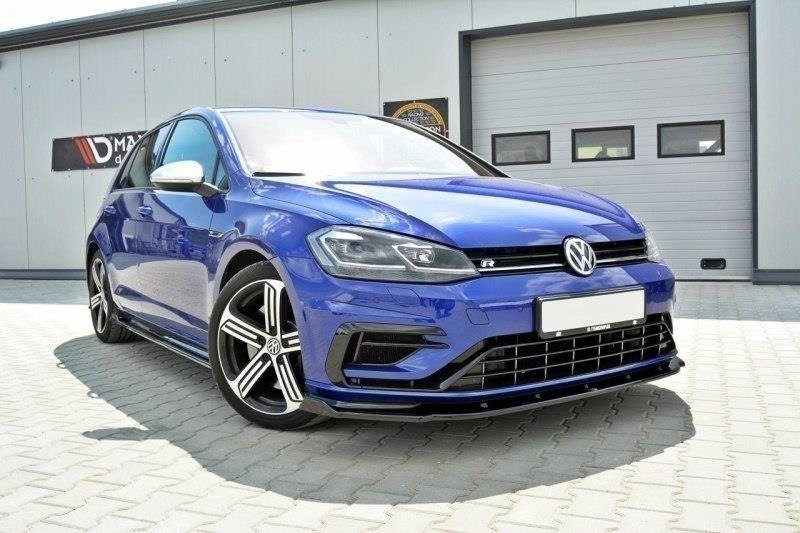 Maxton Design Volkswagen Golf R / R-Line MK7.5 Front Splitter V.1