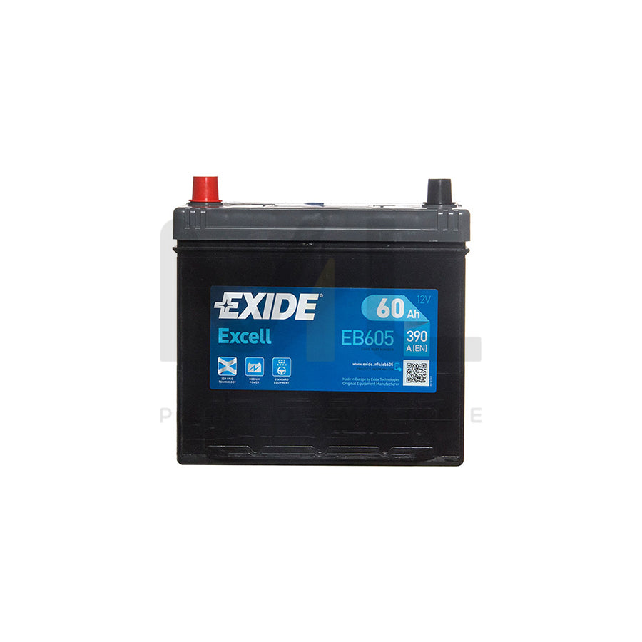 Exide Excel 014 Car Battery - 3 Year Guarantee | ML Performance EU Car Parts