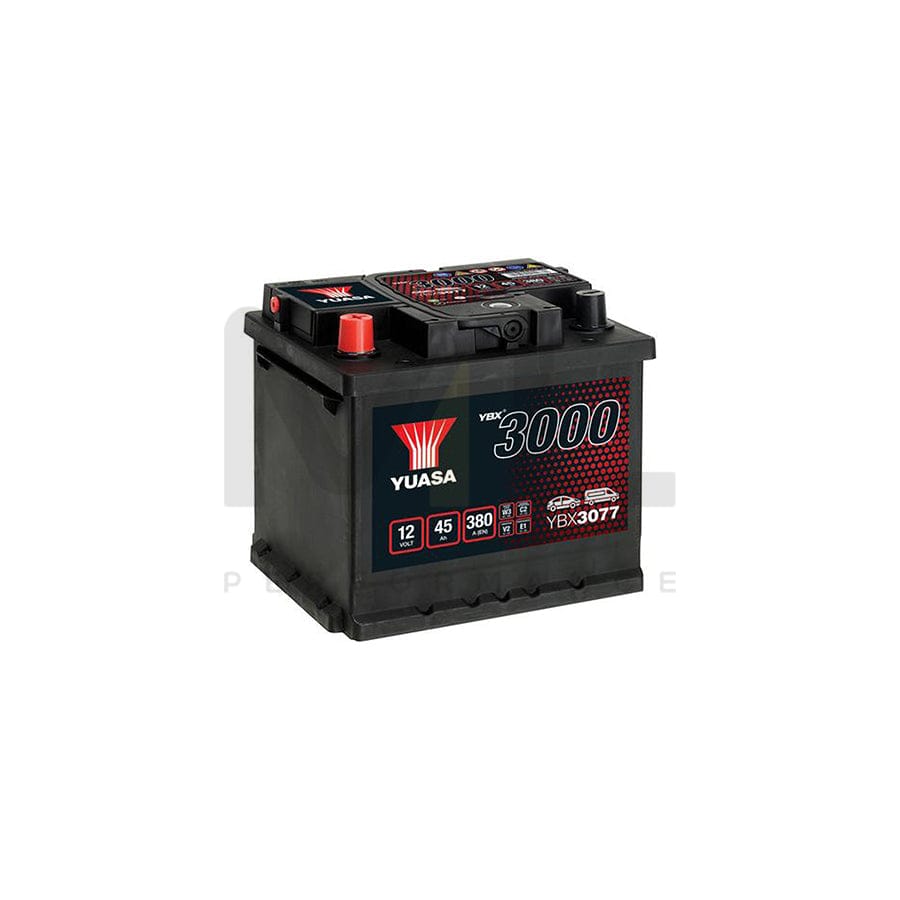 Yuasa YBX3077 12v 45Ah SMF Battery | ML Performance EU Car Parts