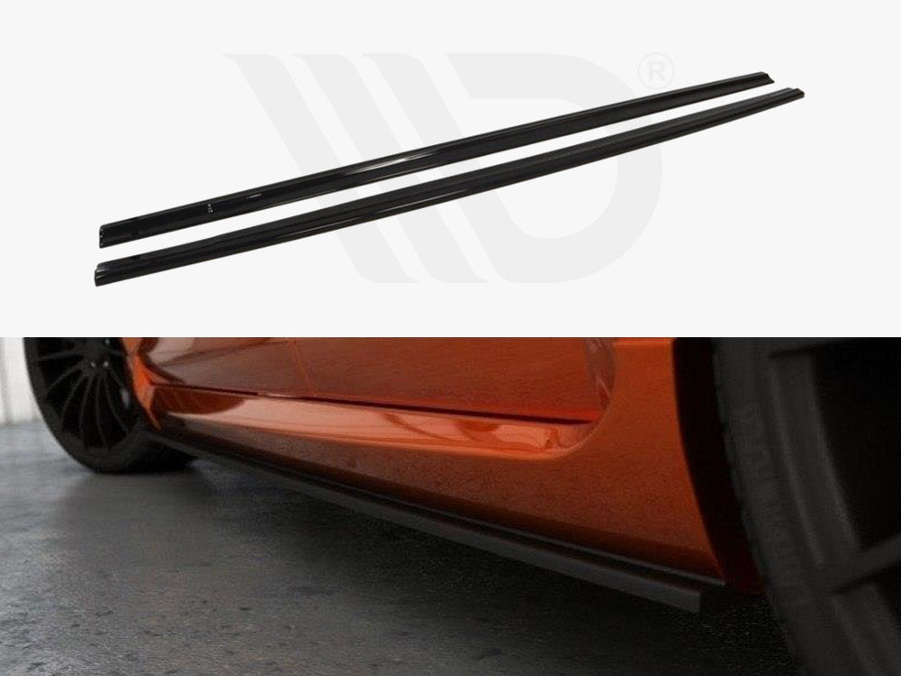 Maxton Design FO-FO-2F-ST-SD1T Side Skirts Diffusers Ford Focus II ST Facelift | ML Performance EU Car Parts