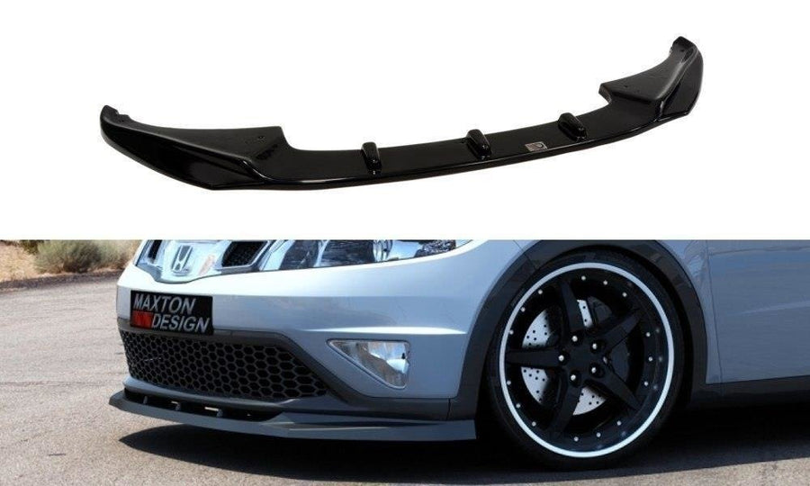 Maxton Design HO-CI-8F-FD1T Front Splitter Honda Civic MK8 (Facelift) | ML Performance EU Car Parts