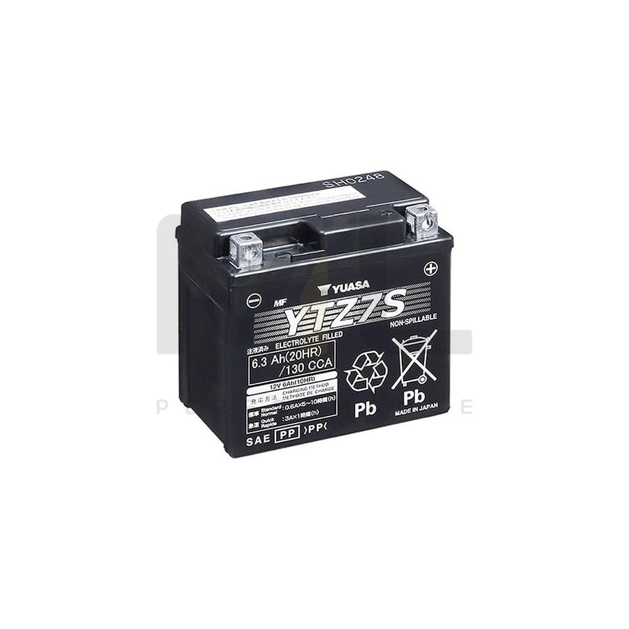 Yuasa YTZ7S 12V High Performance Maintenance Free Motorbike & Motorcycle Battery | ML Performance EU Car Parts