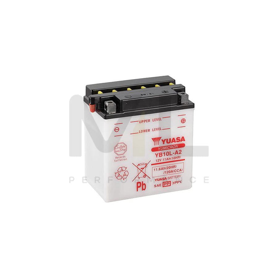 Yuasa YB10L-A2 12v Motorbike & Motorcycle Battery | ML Performance EU Car Parts