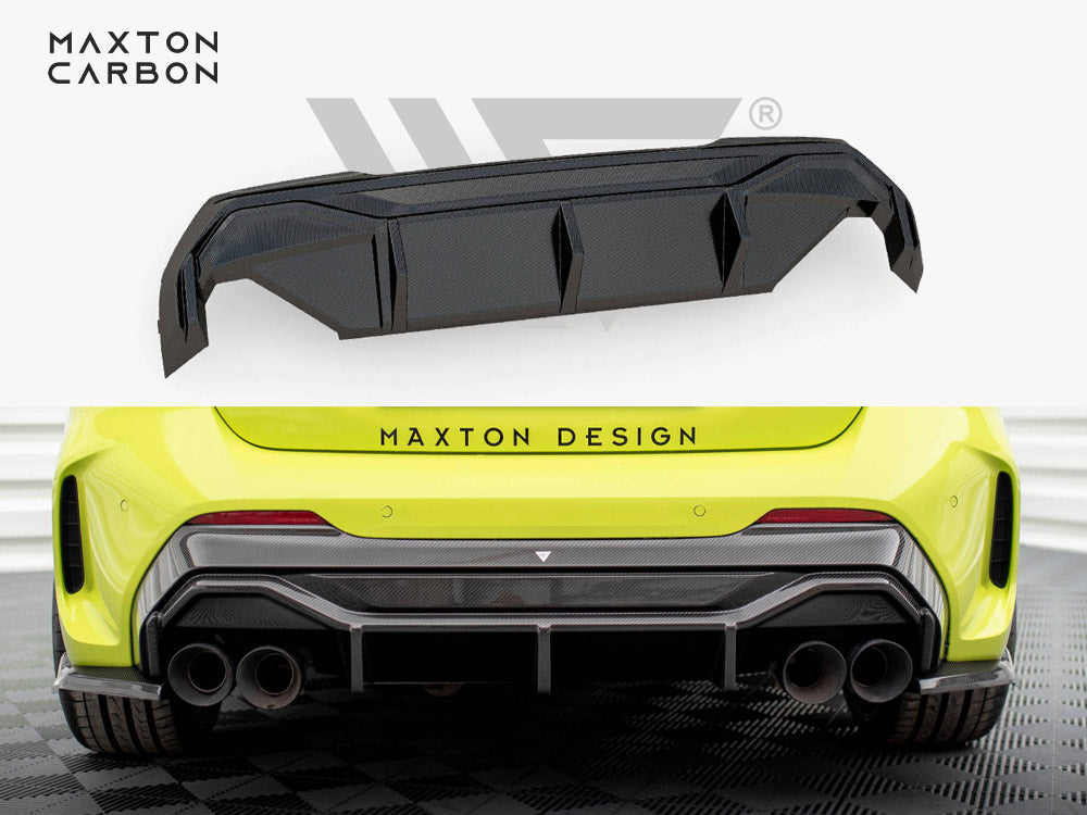 CARBON FIBER REAR DIFFUSER V.1 BMW 1 F40 M-PACK / M135I | ML Performance Car Parts