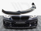 Maxton Design BMW 4 Coupe / Gran Coupe / Cabrio M-Pack F32 / F36 / F33 Front Splitter V.6