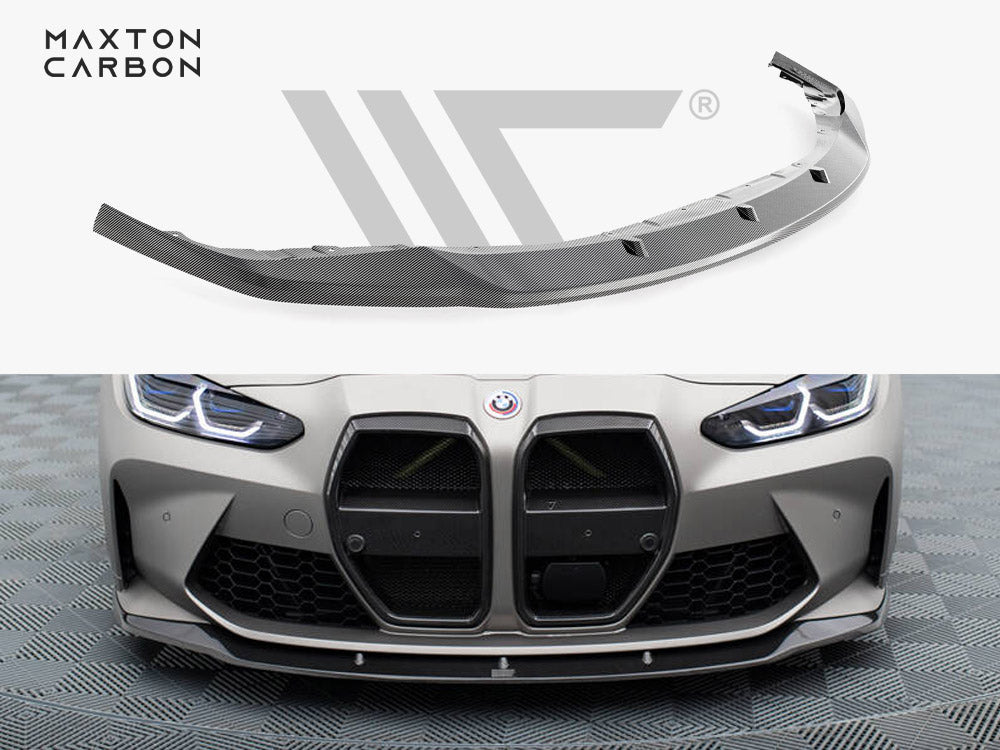 CARBON FIBER FRONT SPLITTER V.3 BMW M4 G82 / M3 G80 | ML Performance Car Parts