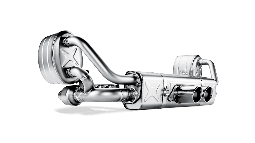 Akrapovič Porsche 3.6 997 911 Slip-On Line Titanium Exhaust System (911 GT3 & GT3 RS) - ML Performance EU