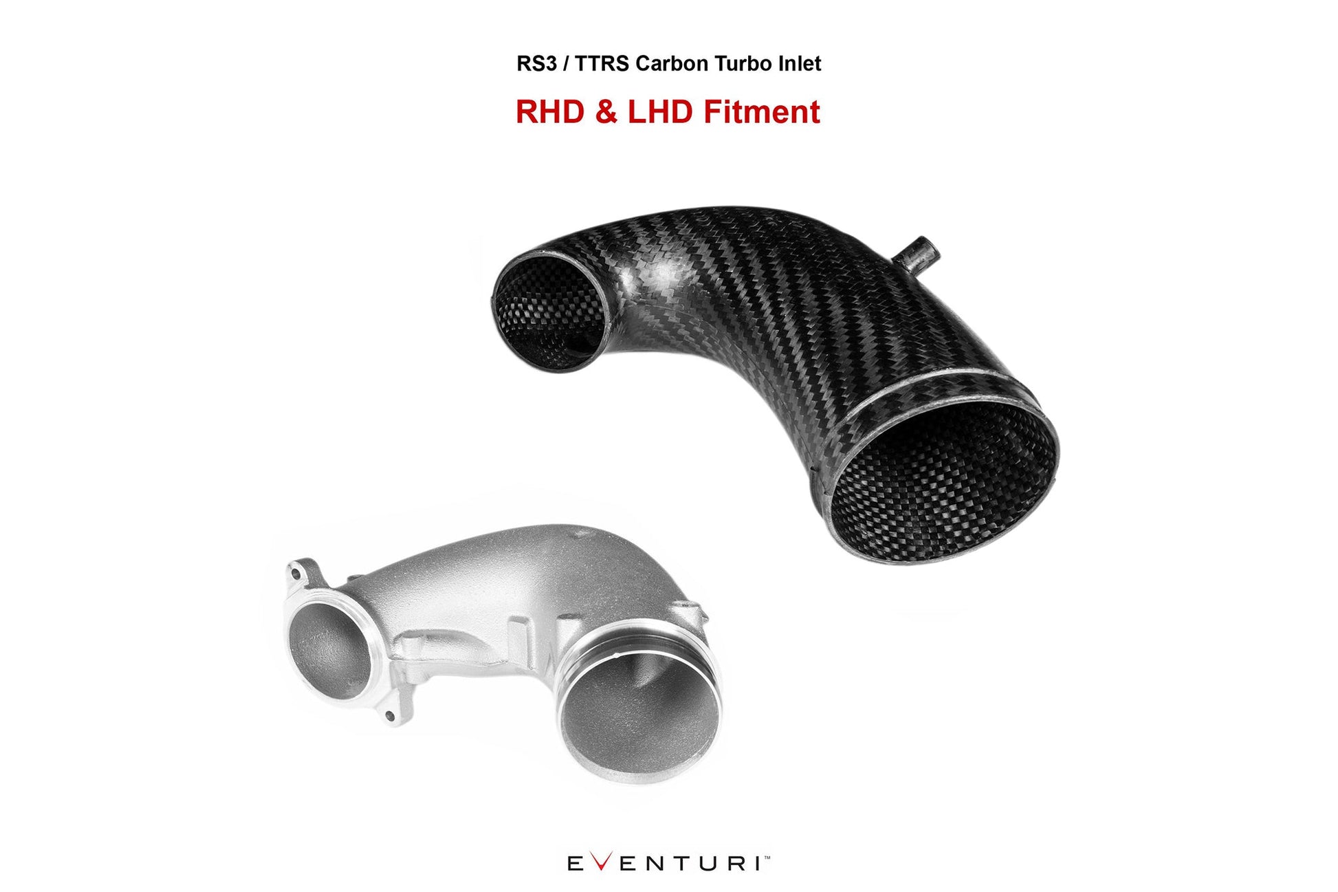 Eventuri Audi RS3 Gen 2 8V.5 & TTRS 8S Carbon Turbo Inlet for Carbon Intake with NO FLANGE I ML Performance EU