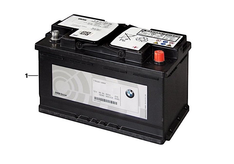 Genuine BMW S55 F80 F82 69AH Lithium-ion Battery (M3 & M4) - ML Performance EU