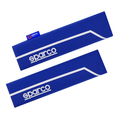 Sparco AKSSPC1200 Seat Belt Covers - Blue (Pair)