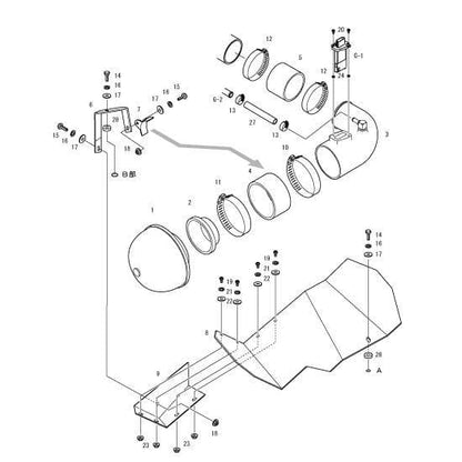 HKS 70020-AH103 Racing Suction Intake Kit - 2011-2016 Honda CR-Z