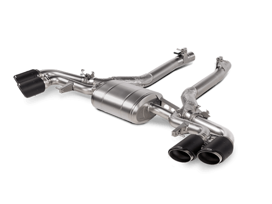 Akrapovic S-BM/T/35H Slip-On Line (Titanium) for BMW X5 M / Competition / X6 M / Competition (F95 / F96)