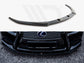 Maxton Design LE-LS-4F-FD1T Front Splitter Lexus LS MK4 Facelift | ML Performance UK Car Parts