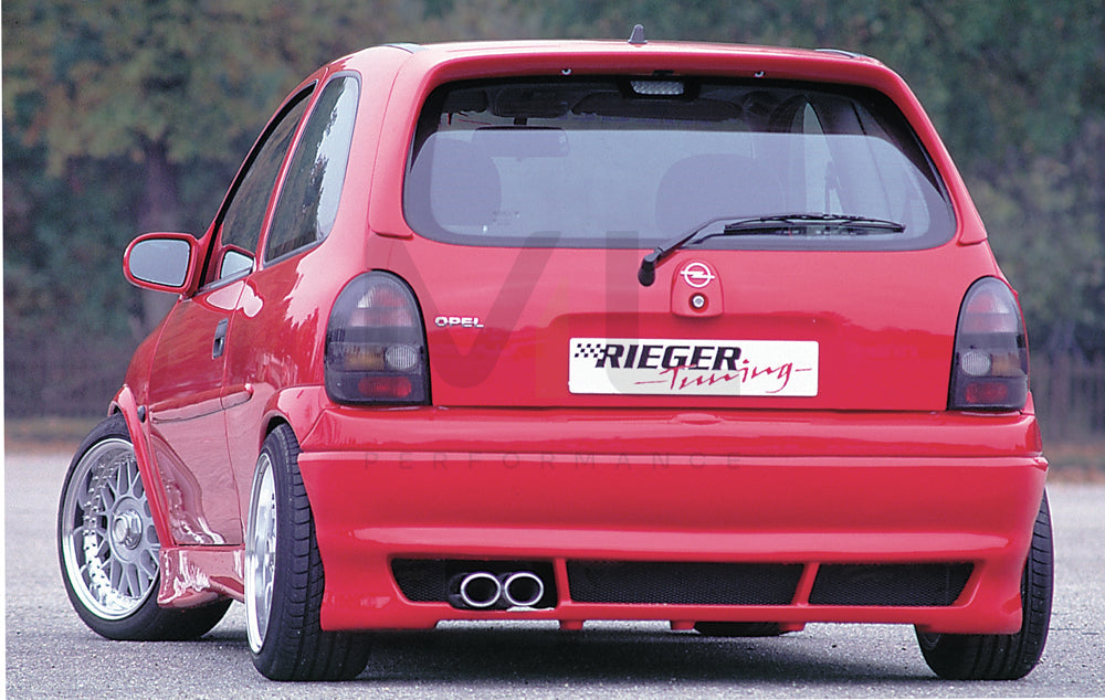 Rieger 00058815 Opel Corsa B Rear Diffuser 2 | ML Performance EU Car Parts