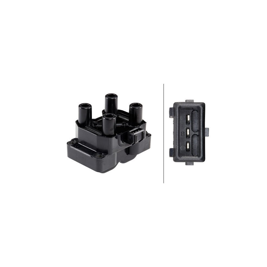 Hella 5DA 193 175-351 Ignition Coil For Opel Vectra