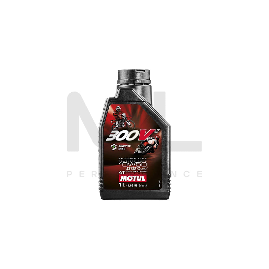 Motul 300V2 4T Factory Line 10w-50 Ester Synthetic Racing Motorcycle Engine Oil (Old Label) 1l | Engine Oil | ML Car Parts UK | ML Performance