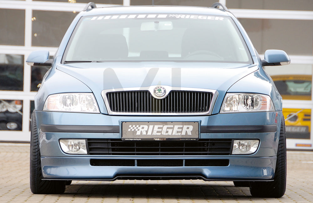 Rieger 00079001 Skoda 1Z Octavia Front Splitter 4 | ML Performance EU Car Parts