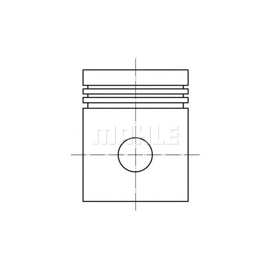 MAHLE ORIGINAL 009 01 01 Piston 65,4 mm, with piston rings | ML Performance Car Parts