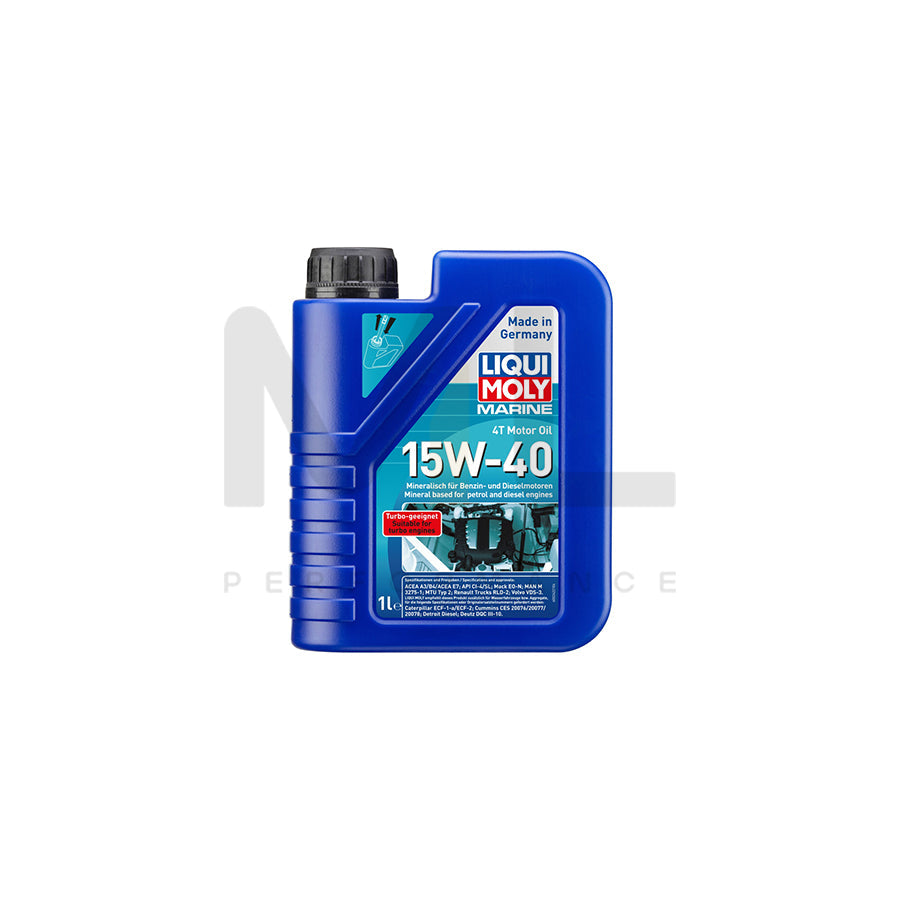 Liqui Moly Marine 4T Motor Oil 15W-40 1l