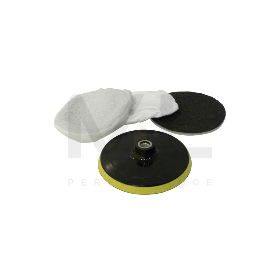 Carpoint Polishing Disc Set, 150Mm 3Pcs