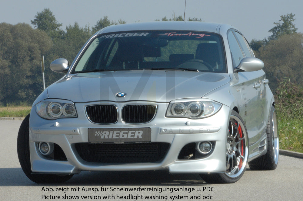 Rieger 00035009 BMW 1 Series E87 Front Bumper 6 | ML Performance EU Car Parts