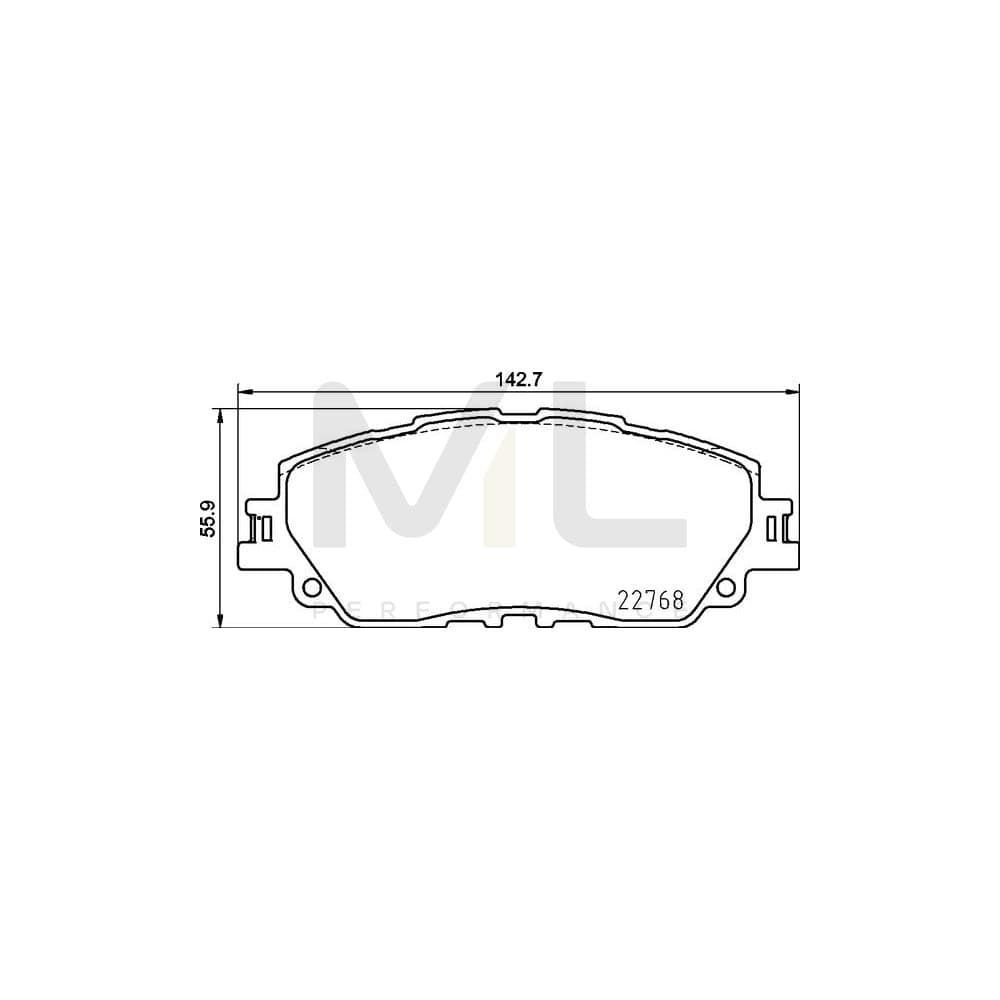 Brembo P 83 172 Brake Pad Set Excl. Wear Warning Contact, With Anti-Squeak Plate | ML Performance Car Parts