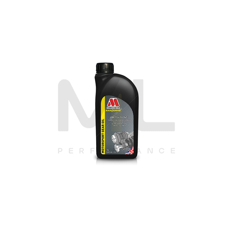 Millers Oils Motorsport CRX 75w-140 NT+ Fully Synthetic Transmission Oil 1l | Engine Oil | ML Car Parts UK | ML Performance