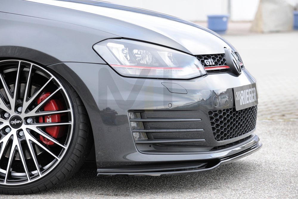 Rieger 00088099 VW Mk7 Golf Front Splitter (GTI & GTD) 8 | ML Performance EU Car Parts