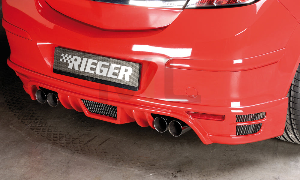 Rieger 00051236 Opel Astra H GTC Rear Diffuser 4 | ML Performance EU Car Parts