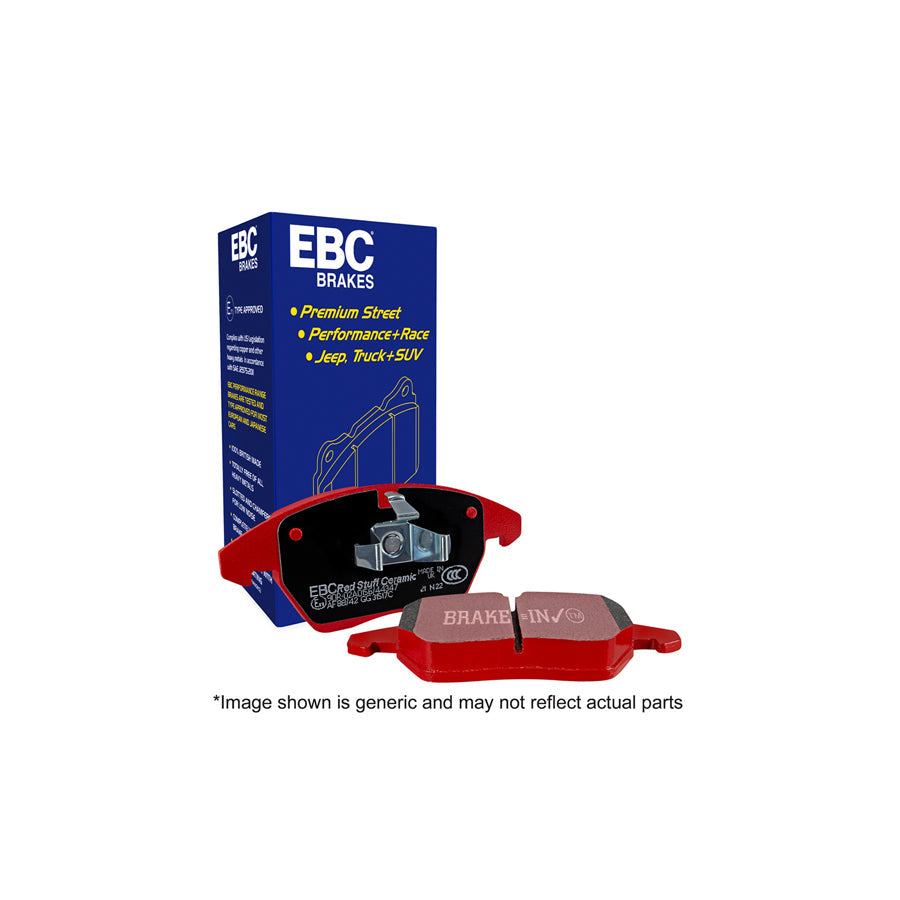 EBC DP3889C Nissan Redstuff Rear Brake Pads (Inc. Almera, Pulsar, Sunny) 1 | ML Performance UK Car Parts