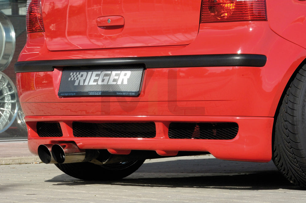 Rieger 00047109 VW 9N Polo Mk5 Rear Diffuser 1 | ML Performance EU Car Parts