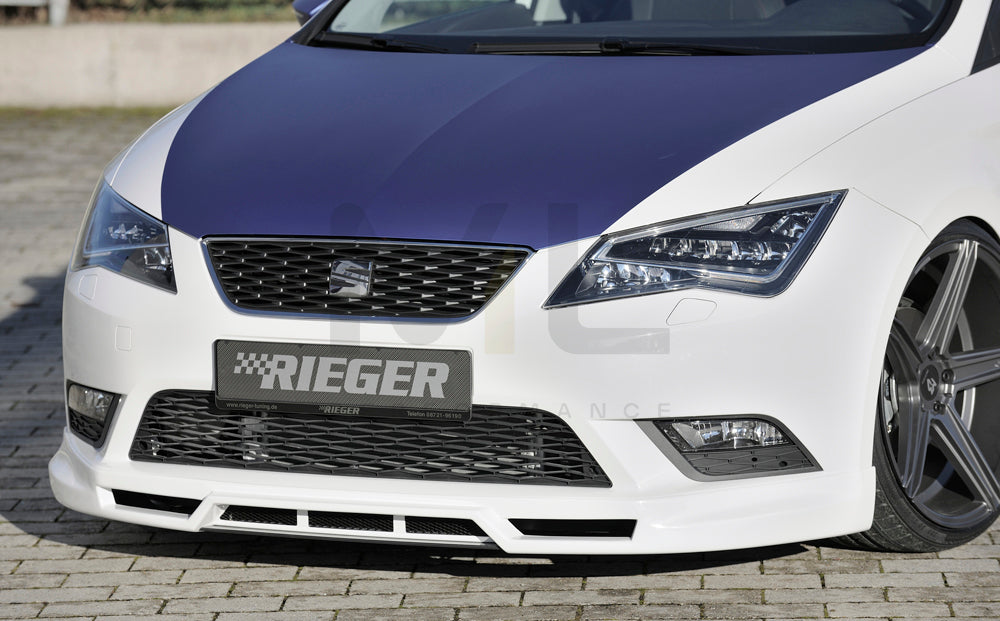 Rieger 00027010 SEAT 5F Leon Front Splitter 2 | ML Performance EU Car Parts