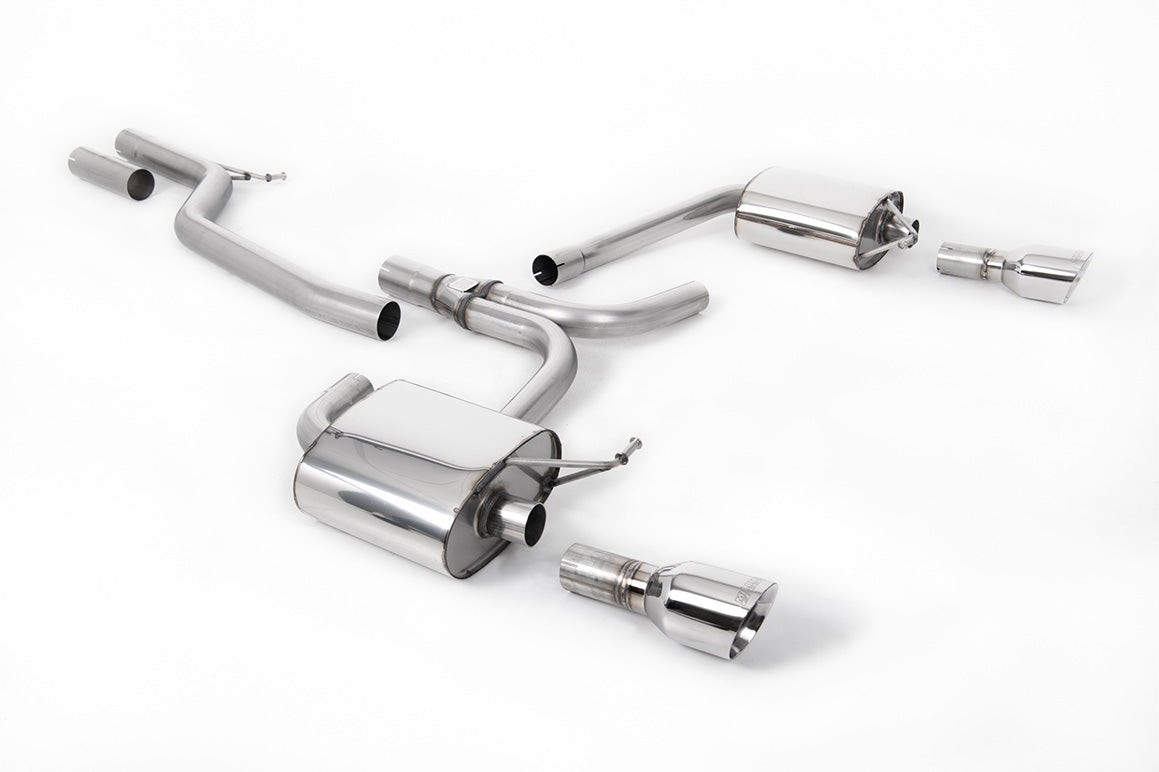 MillTek SSXAU324 Audi A5 Dual Outlet Cat-Back Exhaust