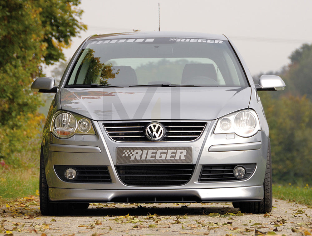 Rieger 00047121 VW 9N Polo Mk5 Front Splitter 3 | ML Performance EU Car Parts