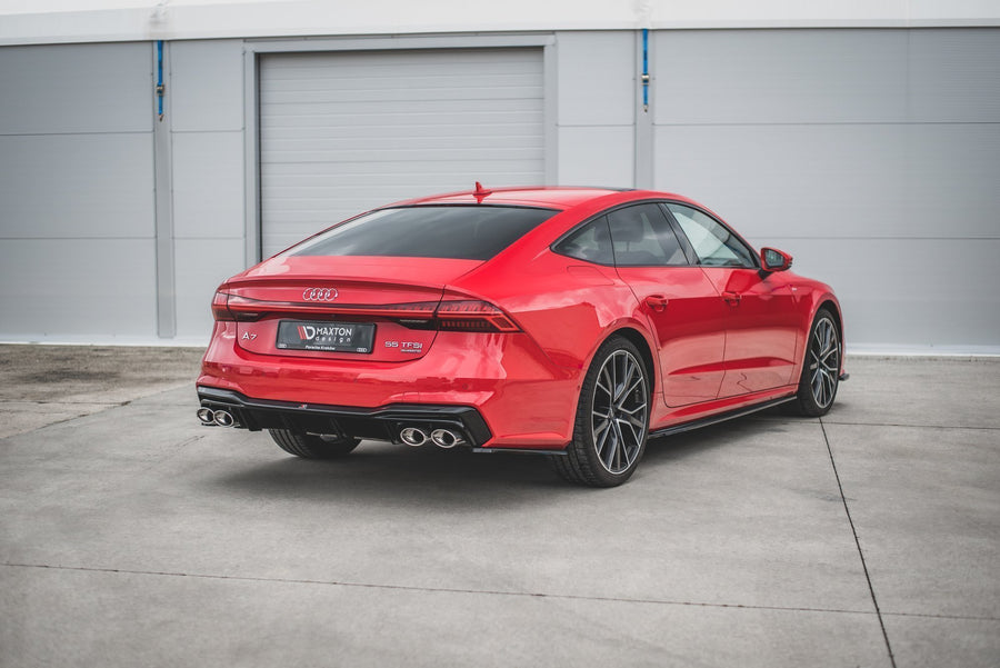 Maxton Design Audi A7 S-Line C8 Rear Valance + Exhaust Ends Imitation