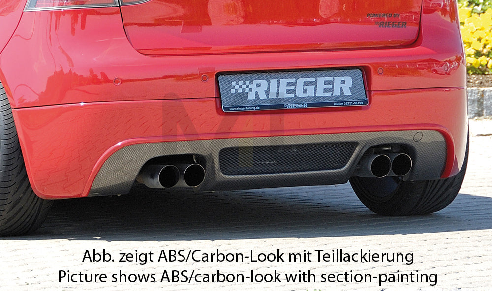 Rieger 00059408 VW Mk5 Golf Rear Diffuser 1 | ML Performance EU Car Parts