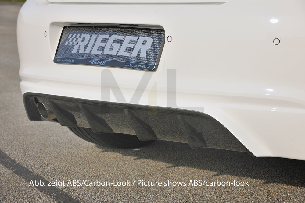 Rieger 00047206 VW 6R Polo Mk6 Rear Diffuser 3 | ML Performance EU Car Parts