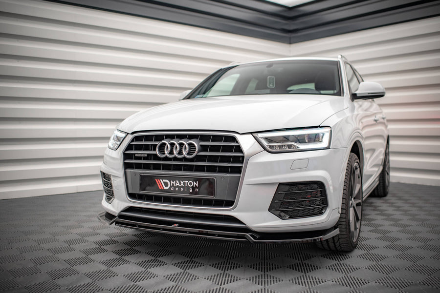 Maxton Design Audi Q3 S-Line 8U (Facelift) Front Splitter V.2