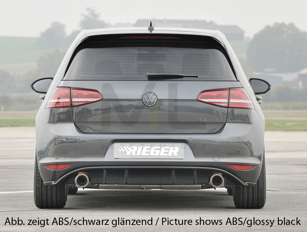 Rieger 00099175 VW Mk7 Golf Rear Diffuser (GTI Clubsport & GTI) 3 | ML Performance EU Car Parts