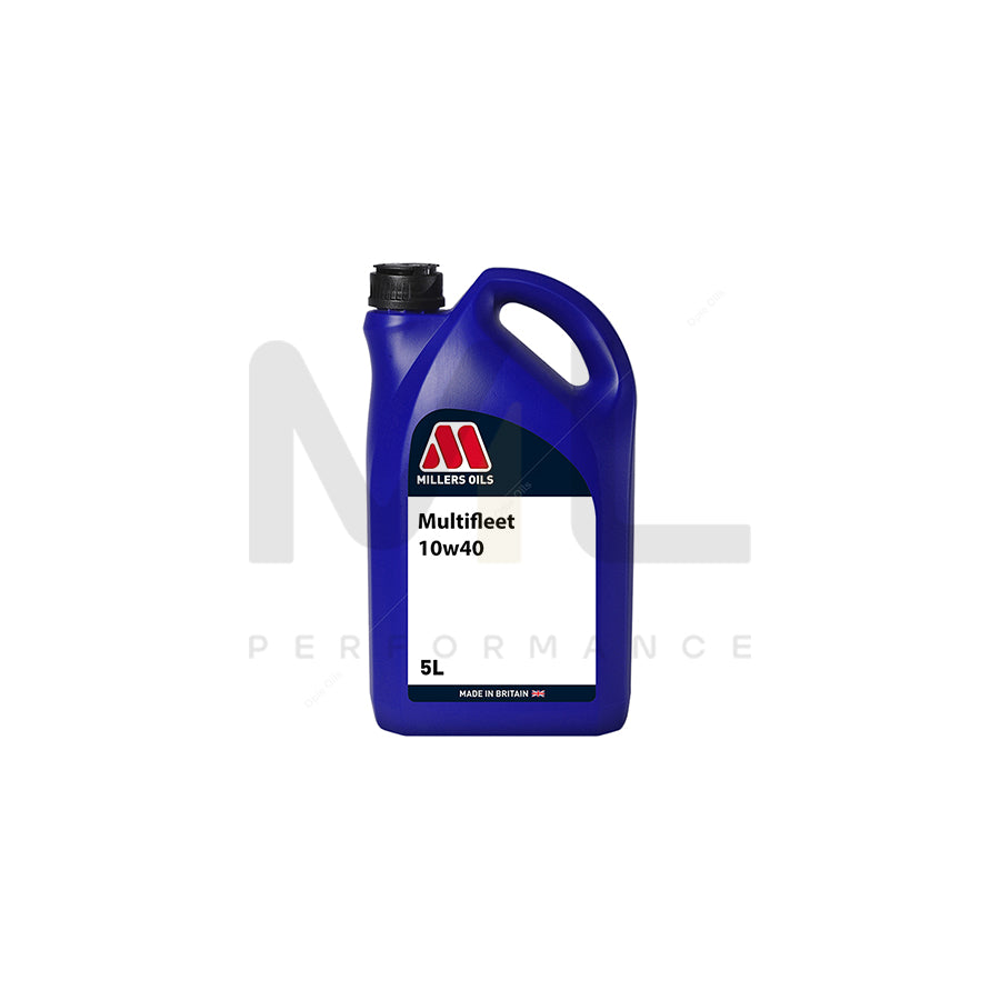 Millers Oils Multifleet 10w-40 Semi Synthetic Heavy Duty Engine Oil 5l | Engine Oil | ML Car Parts UK | ML Performance