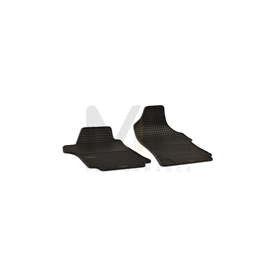 WALSER 50353 Floor mat set Elastomer, Front and Rear, Quantity: 4, Black | ML Performance Car Parts