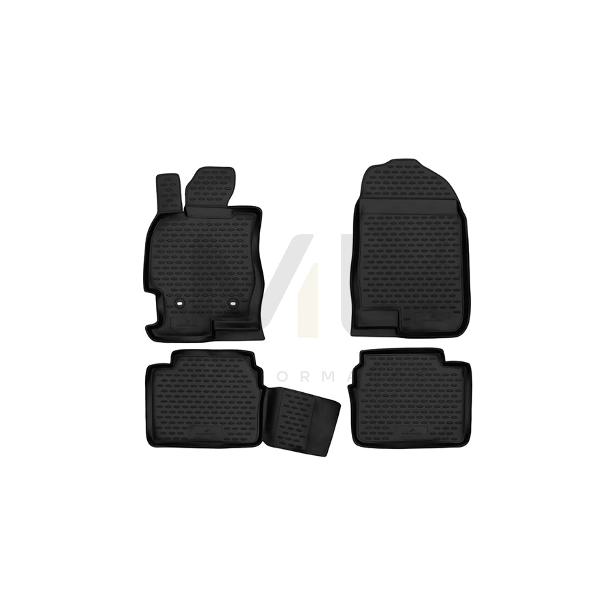 WALSER Tailored, XTR 75101 Floor mat set Front and Rear | ML Performance Car Parts