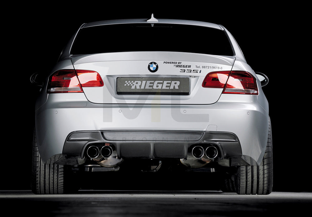 Rieger 00099860 BMW 3 Series E92 E93 Rear Diffuser 5 | ML Performance EU Car Parts