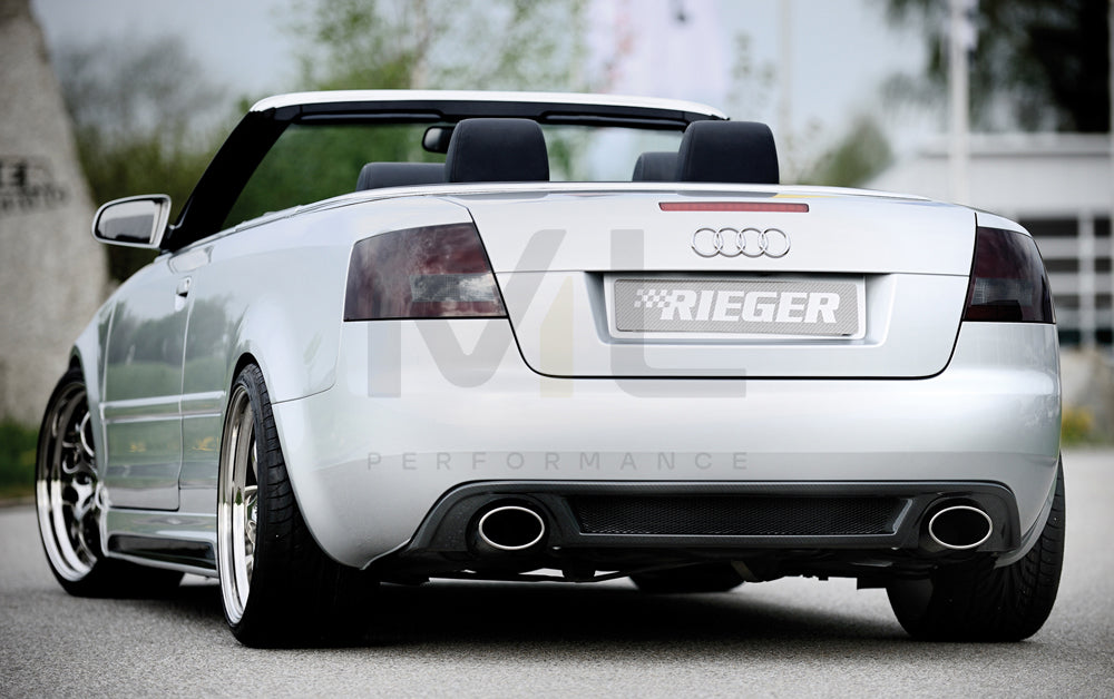 Rieger 00088076 Audi 8H A4 Rear Diffuser 3 | ML Performance EU Car Parts