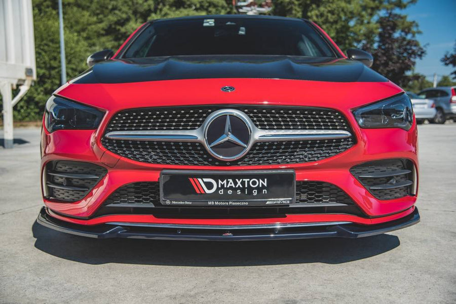 Maxton Design Mercedes Benz CLA-Class C118 AMG-Line Front Splitter V.2