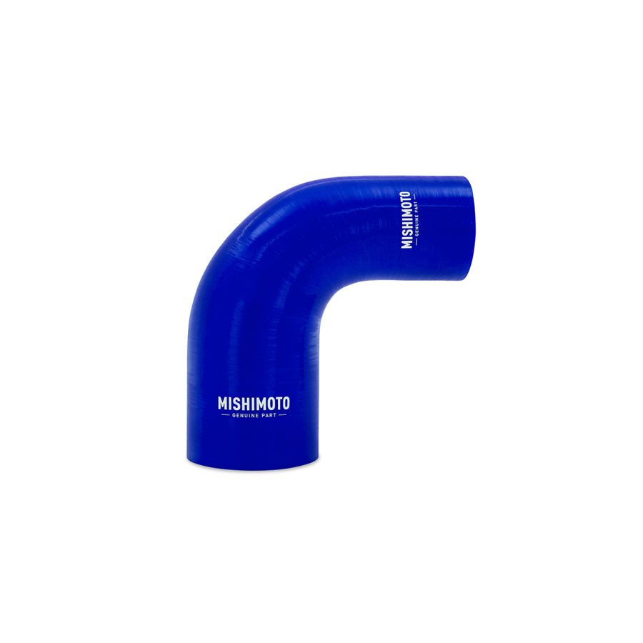 Mishimoto MMCP-R90-3035BL Silicone Reducer Coupler 90 Degree 3in to 3.5in - Blue