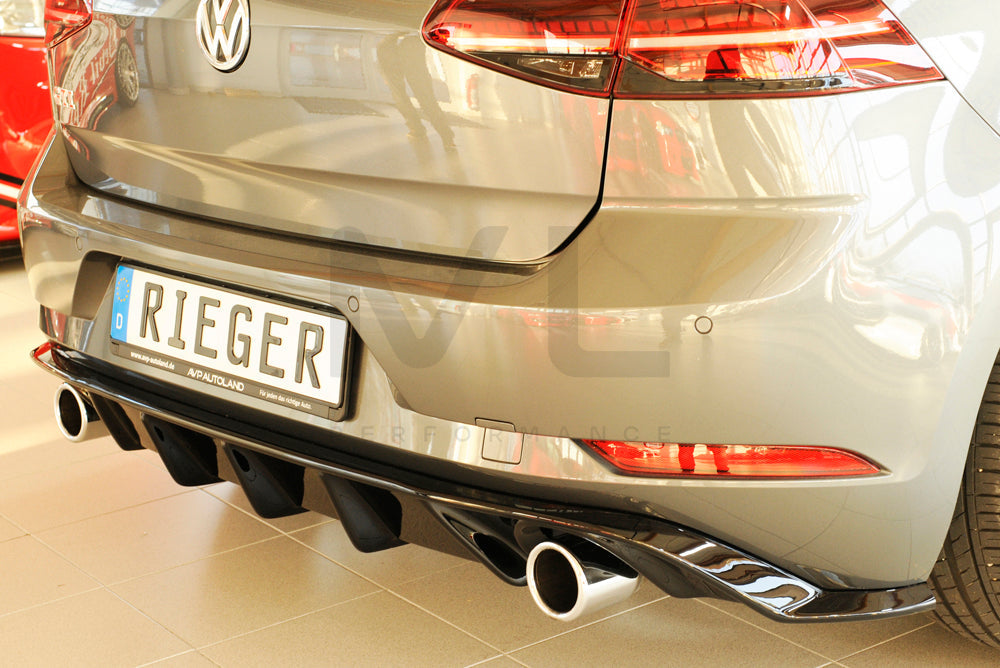 Rieger 00088160 VW Mk7 Golf GTI Rear Diffuser 2 | ML Performance EU Car Parts